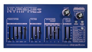 Dreadbox Nymphes アナログシンセサイザー Dreadbox_Nymphes_Front1-scaled